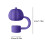 Pumpkin Silicone Straw Covers 0.39in Diameter 2PCS 2