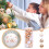 Christmas Balls Ornaments Set Gold Electroplated Plastic 2