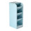 Cailmei stationery box blue plastic 1-piece 2