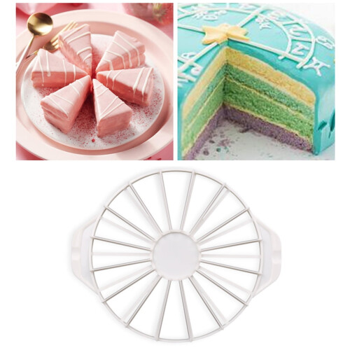 Runder Kuchenteiler für 14 oder 16 gleich große Portionen 1