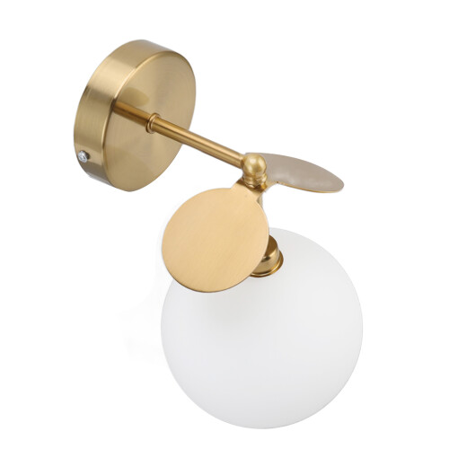 LED-wandlamp van ijzer en glas – modern minimalistisch 1