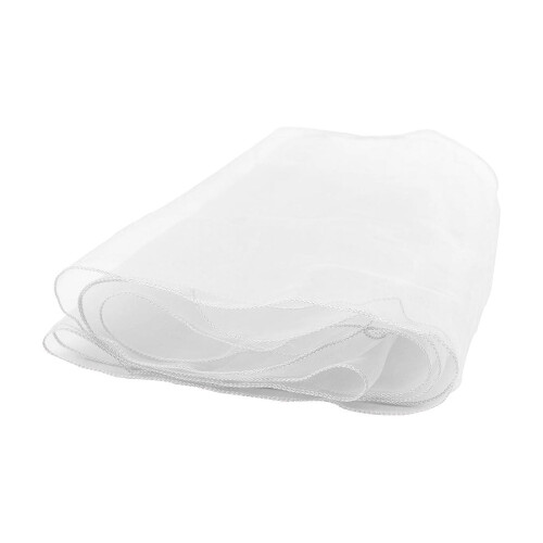 Conjunto de 12 laços de organza brancos e duráveis para cadeiras. 1