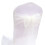Conjunto de 12 laços de organza brancos e duráveis para cadeiras. 5