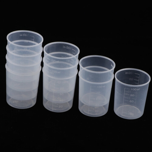 100 ml plastmåttkoppar (10-pack) 2