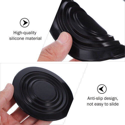 4 Pack Silicone Drink Coasters 10cm Round 1