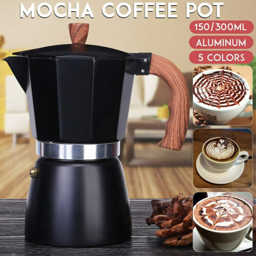 Espresso Coffee Maker Aluminum Italian Style 150ml 1