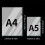 TEVEQ L-formad plastmapp för A4-papper 1 st 3