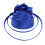 Fascia per capelli blu da donna, ideale per il tea party. 4