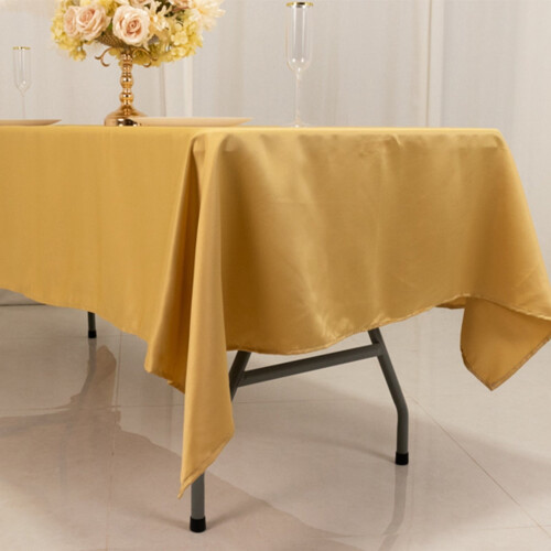 Champagne Lamour Satin rektangulär duk60" x102" 1