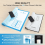 Tapis de cuisson en silicone noir 26 x 16 pouces 5