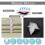 Cortina térmica acolchoada para porta 43x80 polegadas ou 52x80 polegadas 4