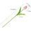 10 tulipas artificiais rosa-choque – flores com toque de seda de 34 cm (13,5 polegadas) 2