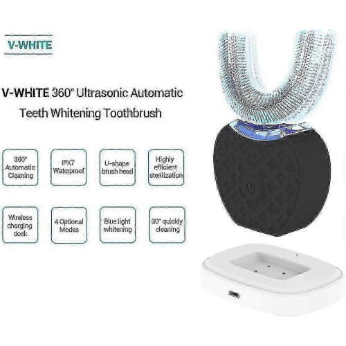 U-Shaped Electric Toothbrush for Adults with Ultrasonic Teeth Cleaning Whitening Flosser Function Full Tooth Coverage 1