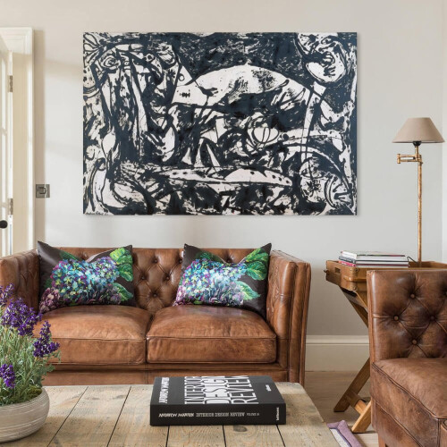 Jackson Pollock absztrakt vászonkép falra 2