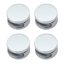 Glass Shelf Brackets 4 Pack Zinc Alloy 3–5mm