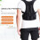 Adjustable Posture Corrector for Spine Alignment, Breathable and Customisable Back Support for Daily Use 5