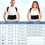 Posture Corrector, Adjustable Back Support Brace for Daily Use Under Clothing 2