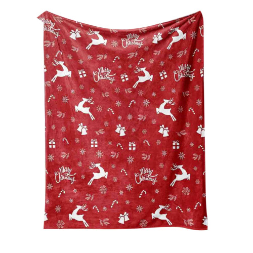 Manta de flanela natalina 50x60 polegadas