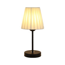 Lampe de chevet Infidev avec abat-jour en tissu, design vintage