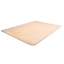 Carpet Beige Fluffy Shaggy Area Rug 60x160cm