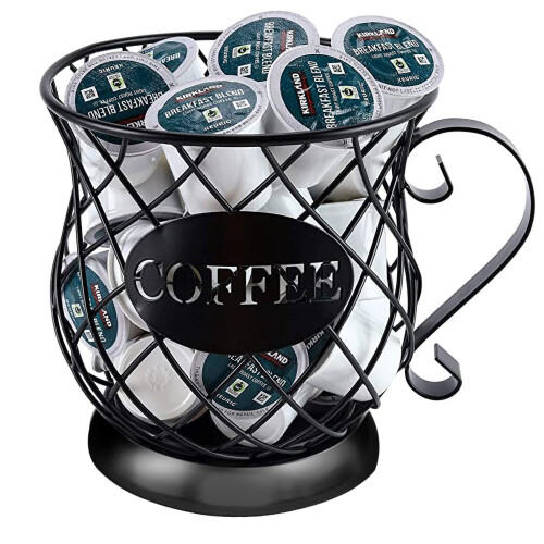 Coffee Pod Holder Storage Rack for Counter 1 Pack
