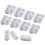 10pcs/lot Plastic Roller Blinds Pull Cord Connector Curtain Chain Connector HFMQV 1