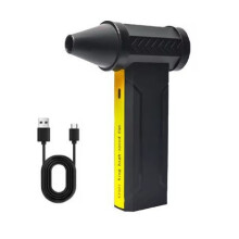 Ventilateur turbo portable rechargeable USB, 160 000 tr/min, noir, pour refroidissement personnel, extérieur et voyage