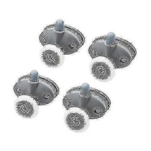 Nylon Single Pop Up Pulley Runner Wheel Shower Cabin Sliding Glass Door Rollers 8pcs-25mm 2