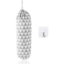 Sealbhóir Mála Plaisteach Cadáis-Cnáib 57x21cm le Sreangán Tarraingthe &