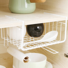 Organizador de almacenamiento para estante de cocina de alambre debajo del estante