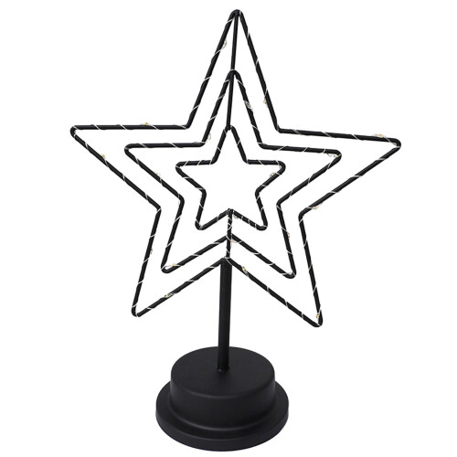 Veilleuse en fer FFENYAN, lampe LED à piles (1 pièce)