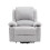 Living And Home Electric Single Sofa Lift Recliner Chair with Heating & Massage Function, Grey 4