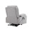 Living And Home Electric Single Sofa Lift Recliner Chair with Heating & Massage Function, Grey 5