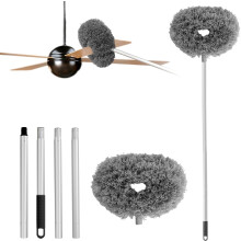 Mikrofaser-Deckenventilator-Staubwedel mit ausziehbarer Stange