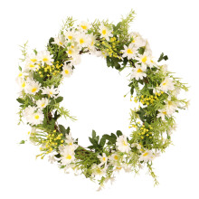 Künstlicher Gänseblümchenkranz für die Haustür – 48 cm Frühlingsdeko