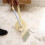 Kids Broom and Dustpan Set Yellow 1