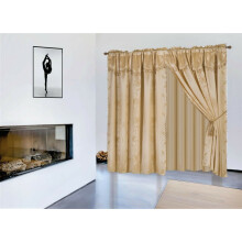 Nada floral printed rod pocket curtain panel set 8-piece 84