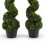 Oypla Oypla Set of 2 Artificial Topiary Boxwood Spiral Trees 80cm 8