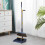 Rotatable Broom and Dustpan Set with Magnetic Snap 1