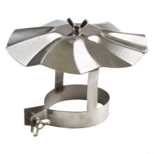 Stainless Steel Chimney Cap for Wood Stove – 3 Sizes