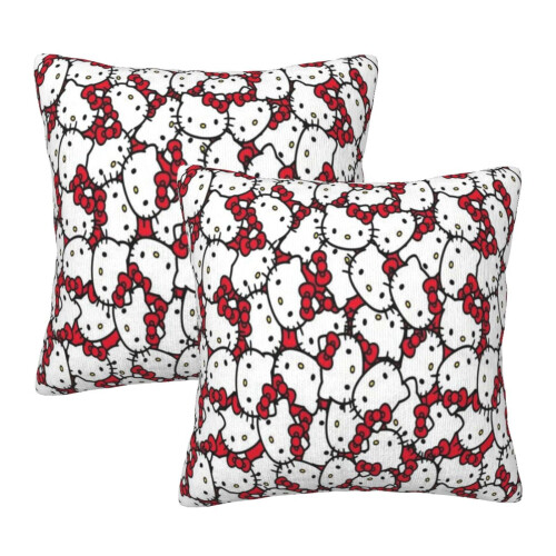 Καλύμματα μαξιλαριού Hello Kitty 22" x 22" σε συσκευασία των 2 τεμαχίων