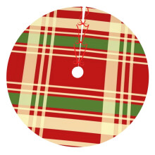 Christmas Tree Skirt Plaid 36 Inch