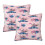 Fodere per cuscini decorativi Stitch, 40 x 40 cm, confezione da 2 1