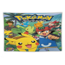 Pokémon gobelin fali dekoráció nappaliba, hálószobába