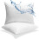 DISEN Cotton Pillow Protector with Zip, White, 2-Pack 1