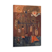 Fantasy1945 par Mark Rothko, affiche sur toile 12x18 pouces