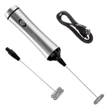 Rechargeable Handheld Milk Frother for Coffee & Cappuccino