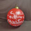 Christmas Ball Ornament 30 inch oversized 4