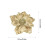 Glitzernde künstliche Magnolienblume, 22 cm 2