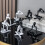 Denker beeldje hars sculptuur bureau ornament 4